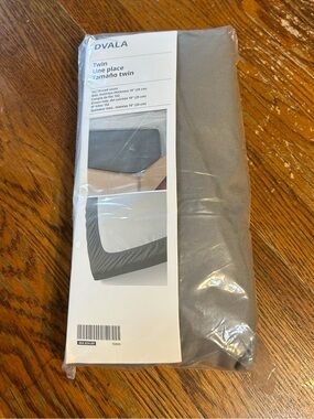 Twin Fitted Sheet - Gray-IKEA
